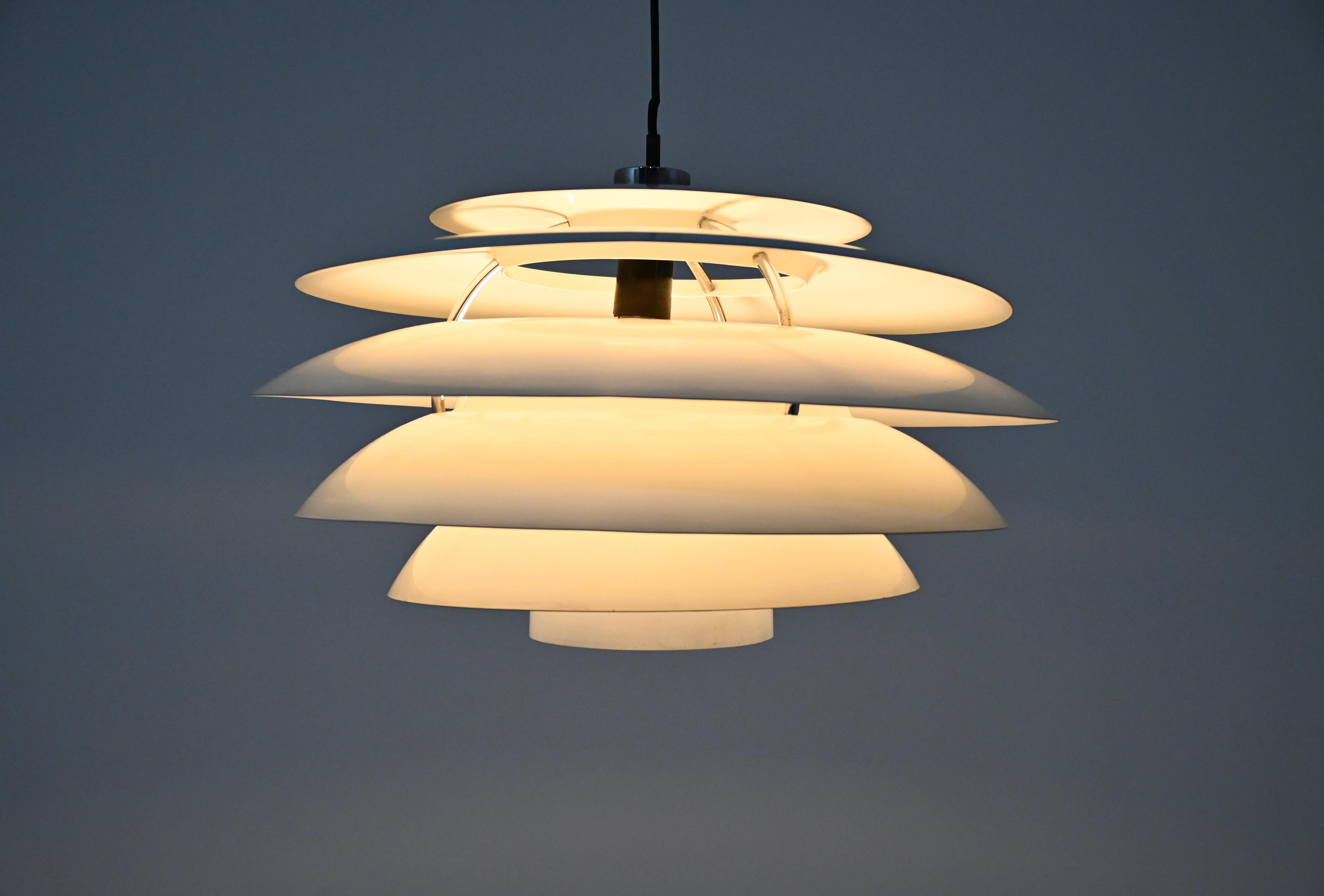 Mid-Century Modern Hanging Lamp model 1262 by Stilnovo, 1960s For Sale
