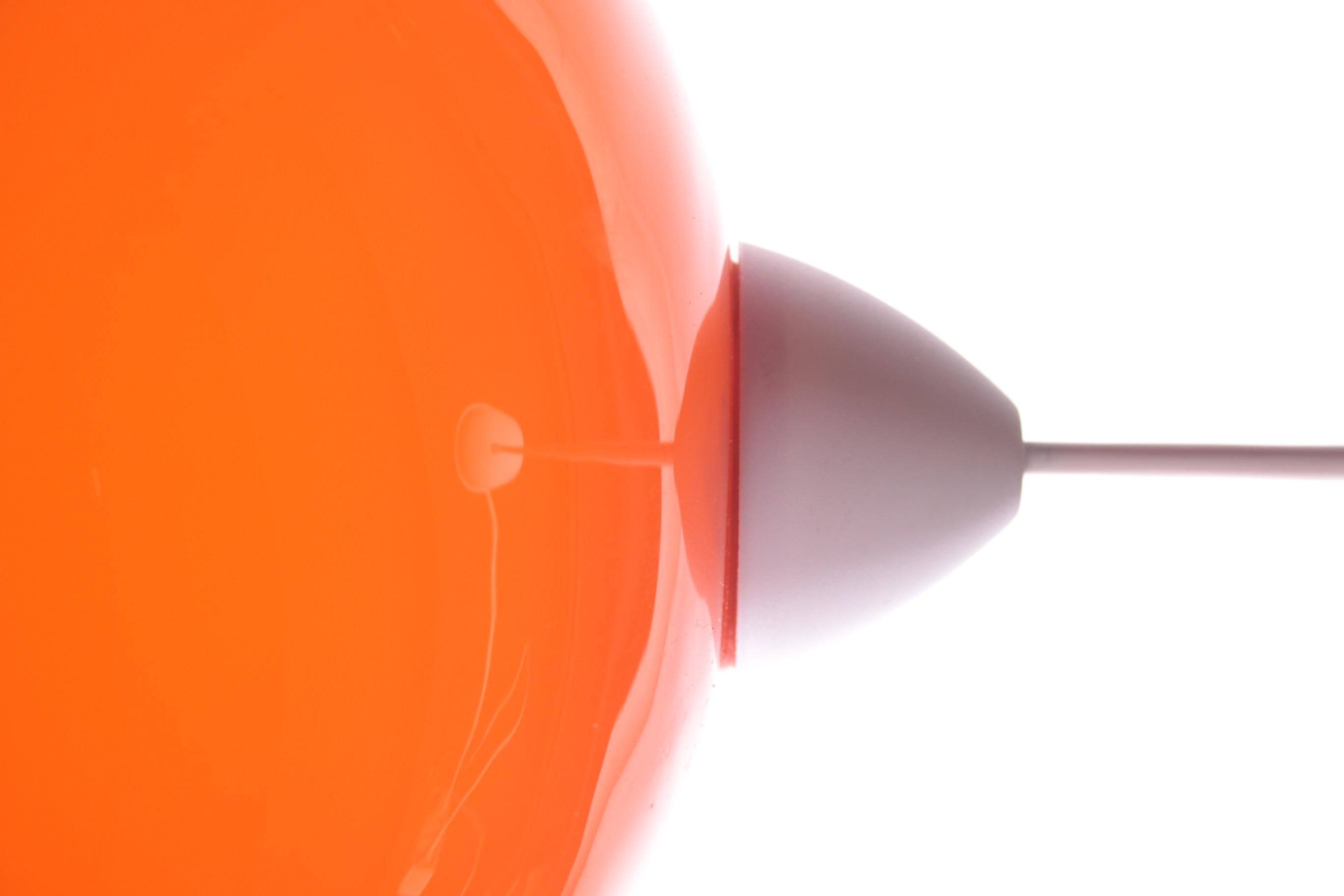 Vetro Lampada a sospensione Model ui di Vistosi, Design di Alessandro Pianon, anni '60 in vendita