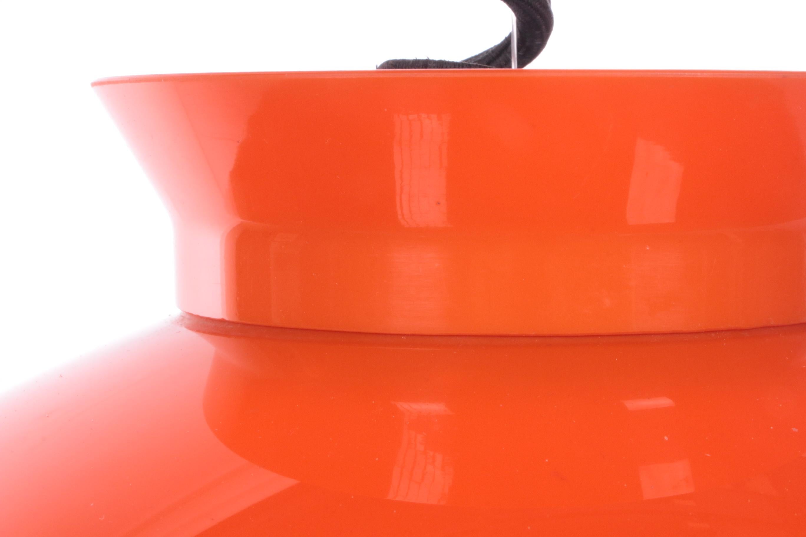 Hanging Lamp Orange Design by Achille & Pier Giacomo by Kartell, 1959 For Sale 4