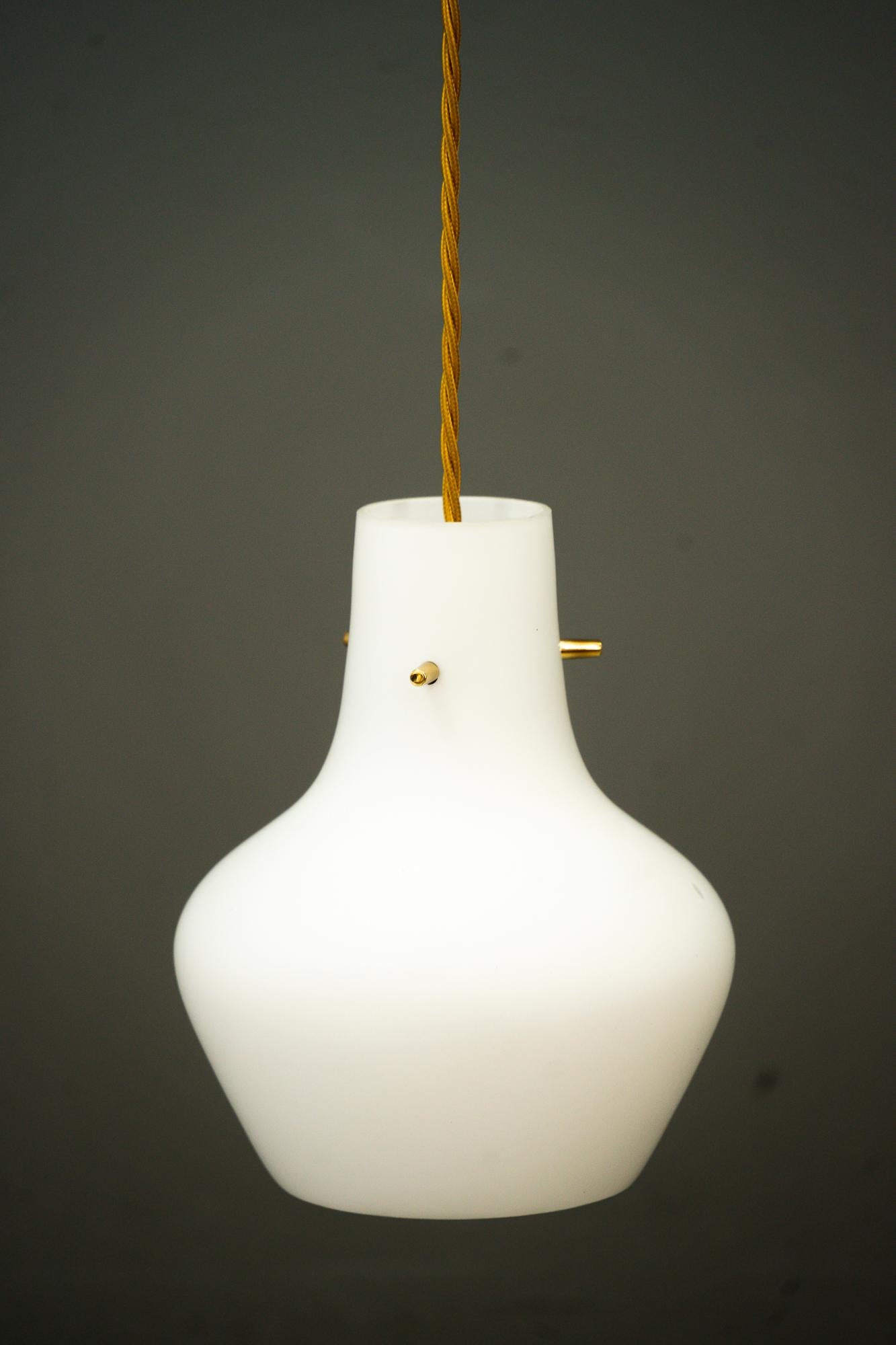 Mid-Century Modern Hanging Lamp Vienna Around 1960s For Sale