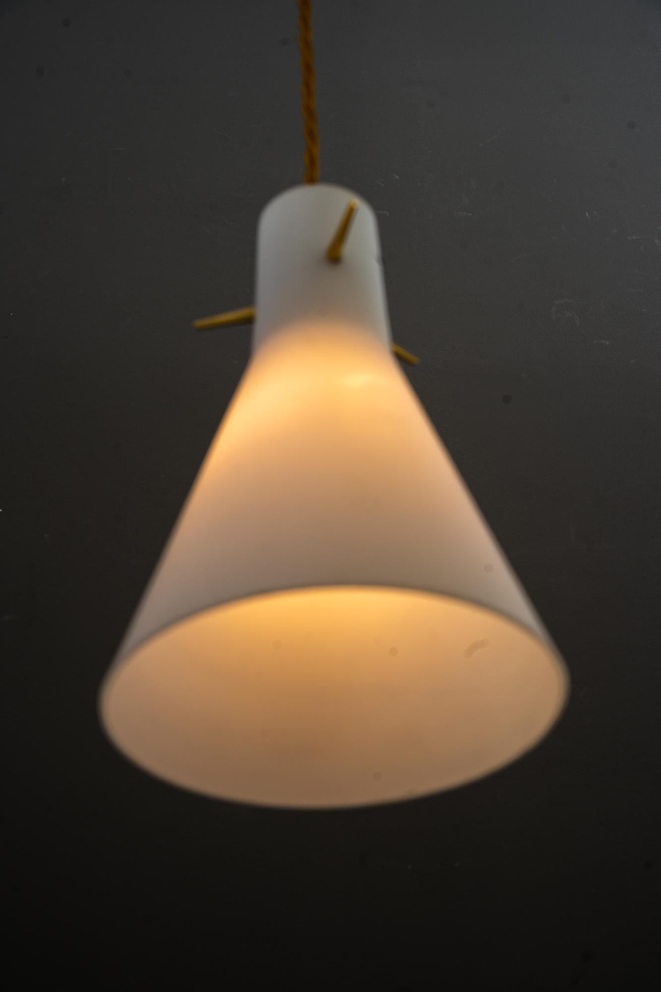 Hanging Lamp Vienna Around 1960s In Good Condition For Sale In Wien, AT