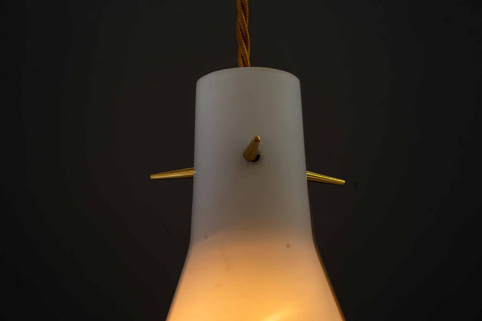 Mid-20th Century Hanging Lamp Vienna Around 1960s For Sale
