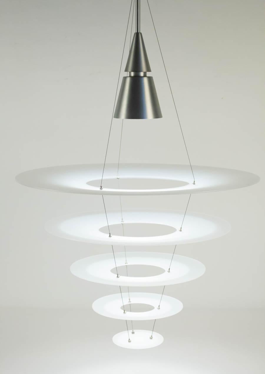 European Hanging Light Fixture, Contemporary, from the House of Louis Poulsen For Sale