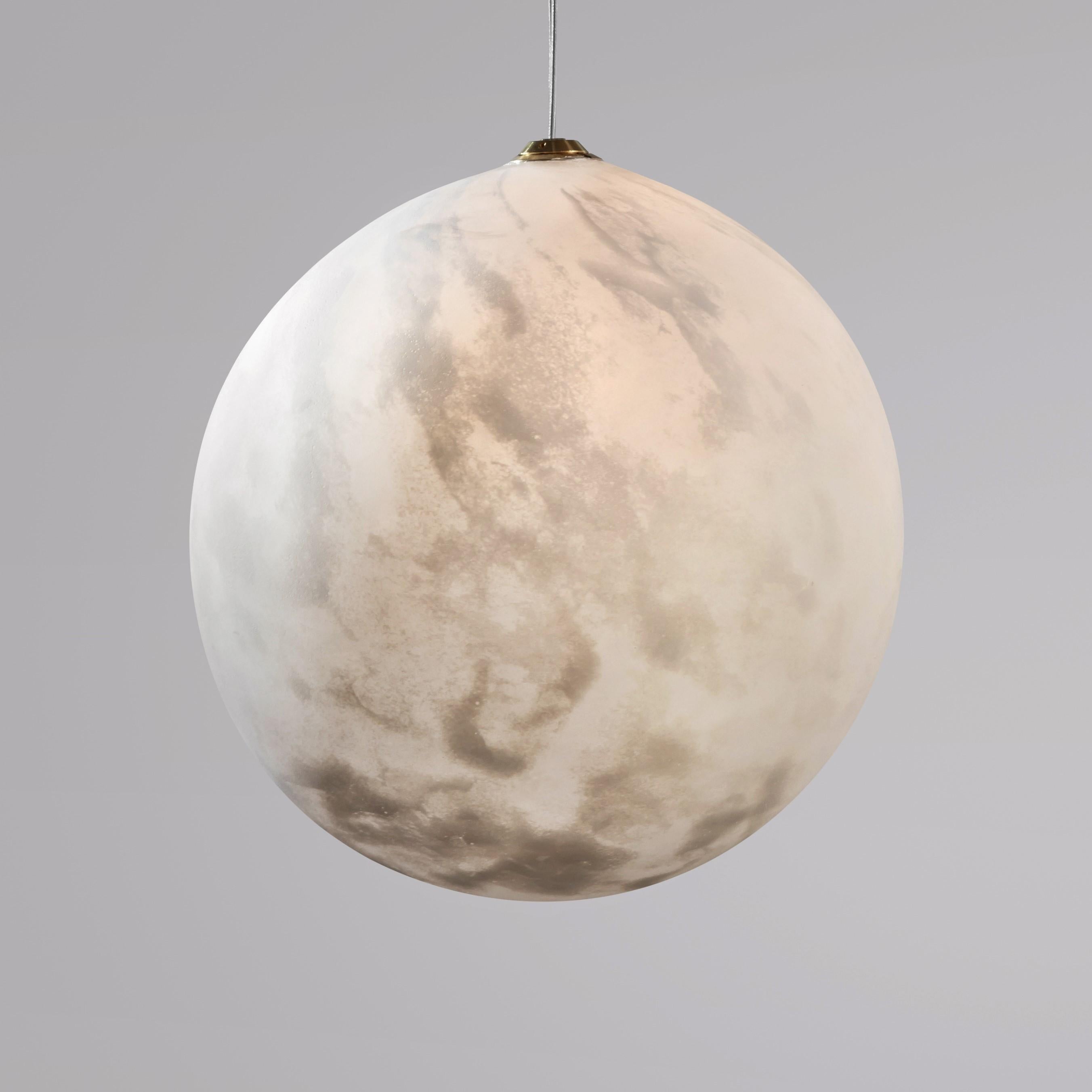 French Hanging Lights Planets, Ludovic Clément D’armont For Sale