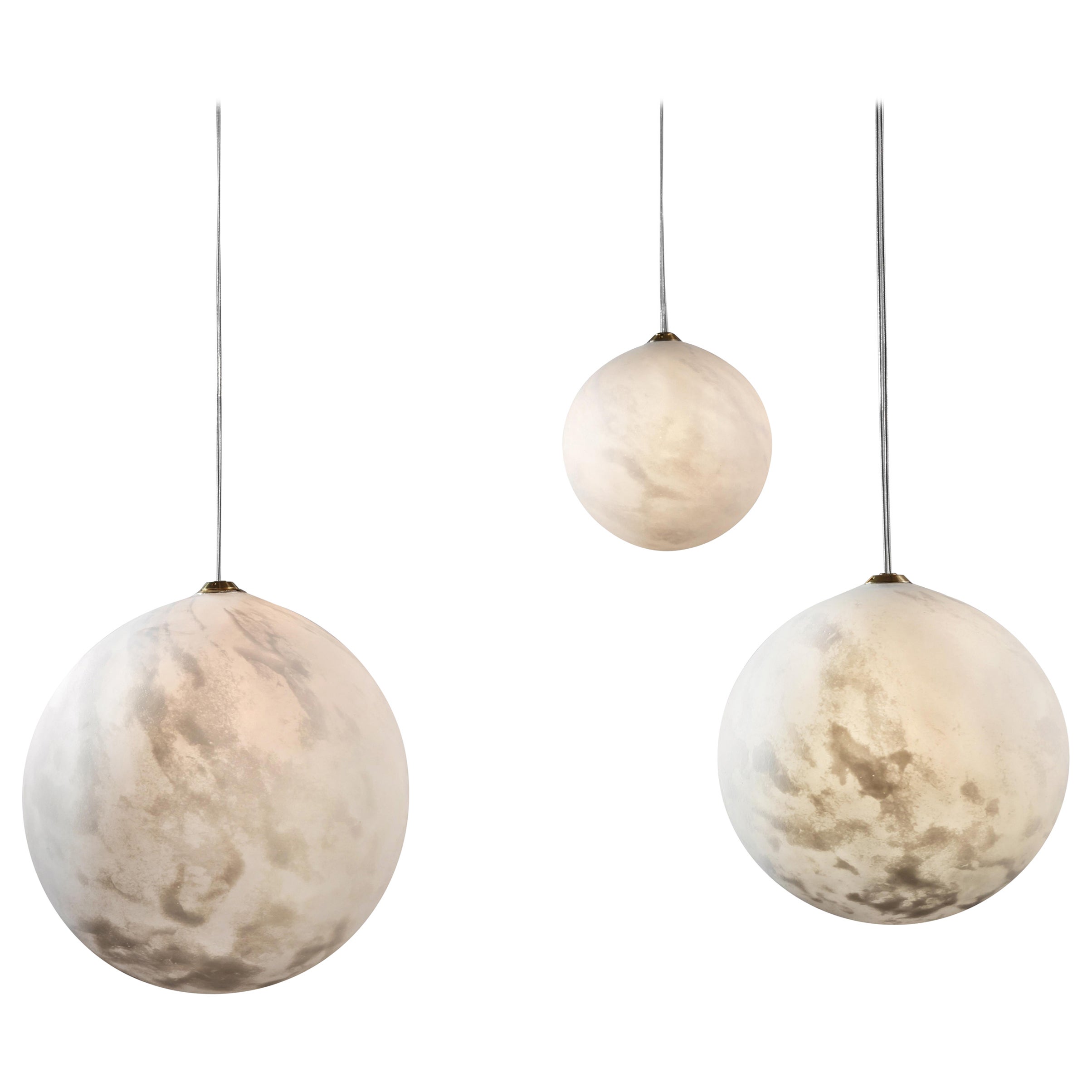 Hanging Lights Planets, Ludovic Clément D’armont For Sale