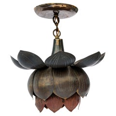 Hanging Lotus Blossom Lamp