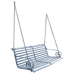 Retro Hanging Metal Garden or Porch Swing