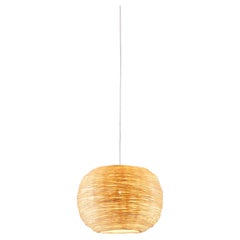 Hanging Nest 'Large' by Ango, Unique Rattan Pendant Light with Hand-Woven