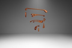 Hanging Nursery Mobile in Solid Sapele, Marc Leblanc, Leblanc Studios, USA, 2020