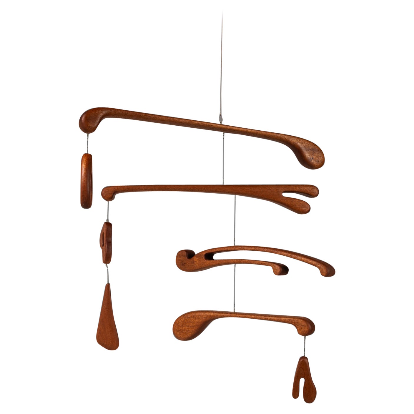 Hängesbett- Mobile aus massivem Sapele, Marc Leblanc, Leblanc Studios, USA, 2020 im Angebot