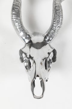 Hanging Sculpture of a Kudu Antelope Skull by Arthur Court