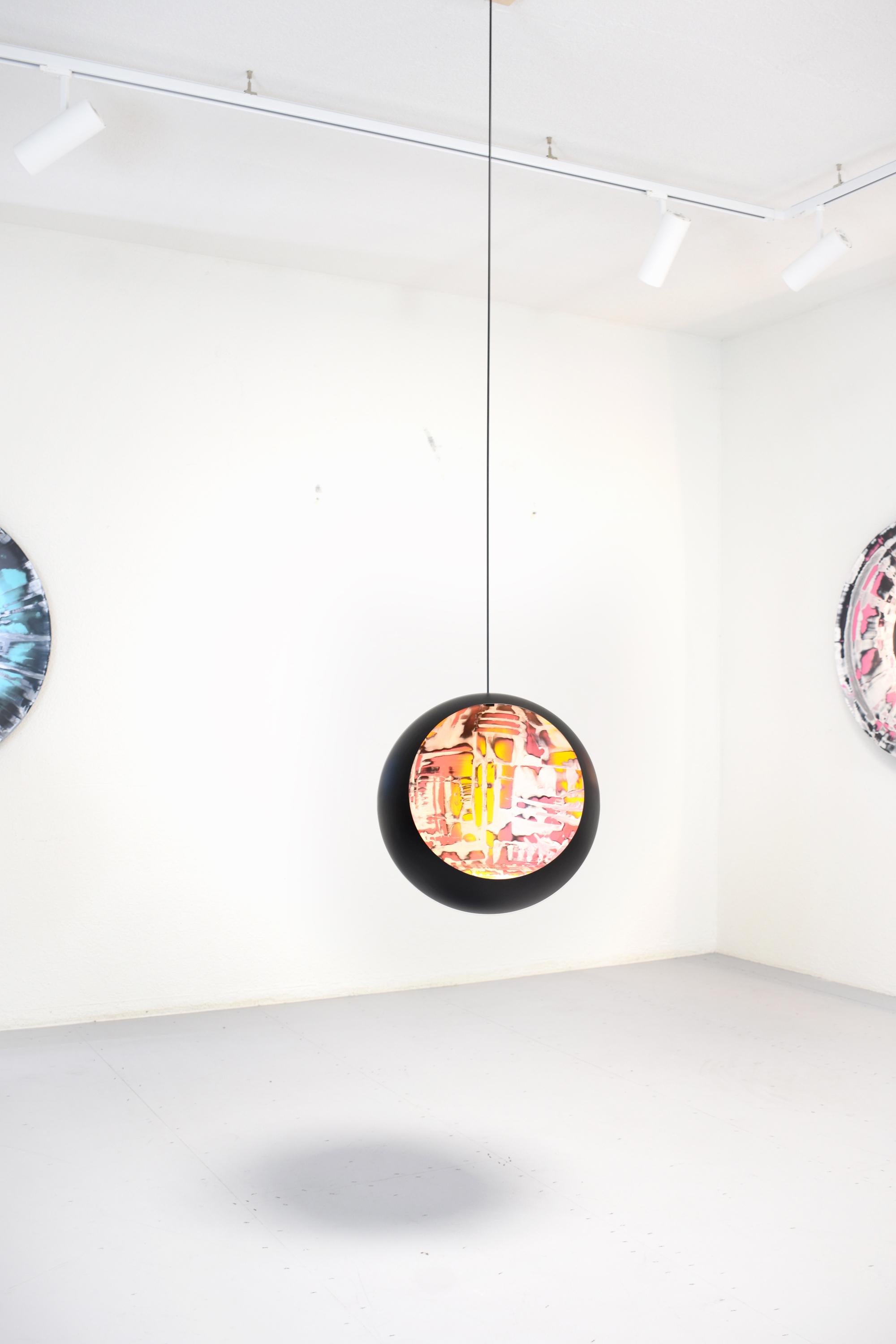 Svizzero Hanging Steel Ball by Fabian Bollinger in vendita