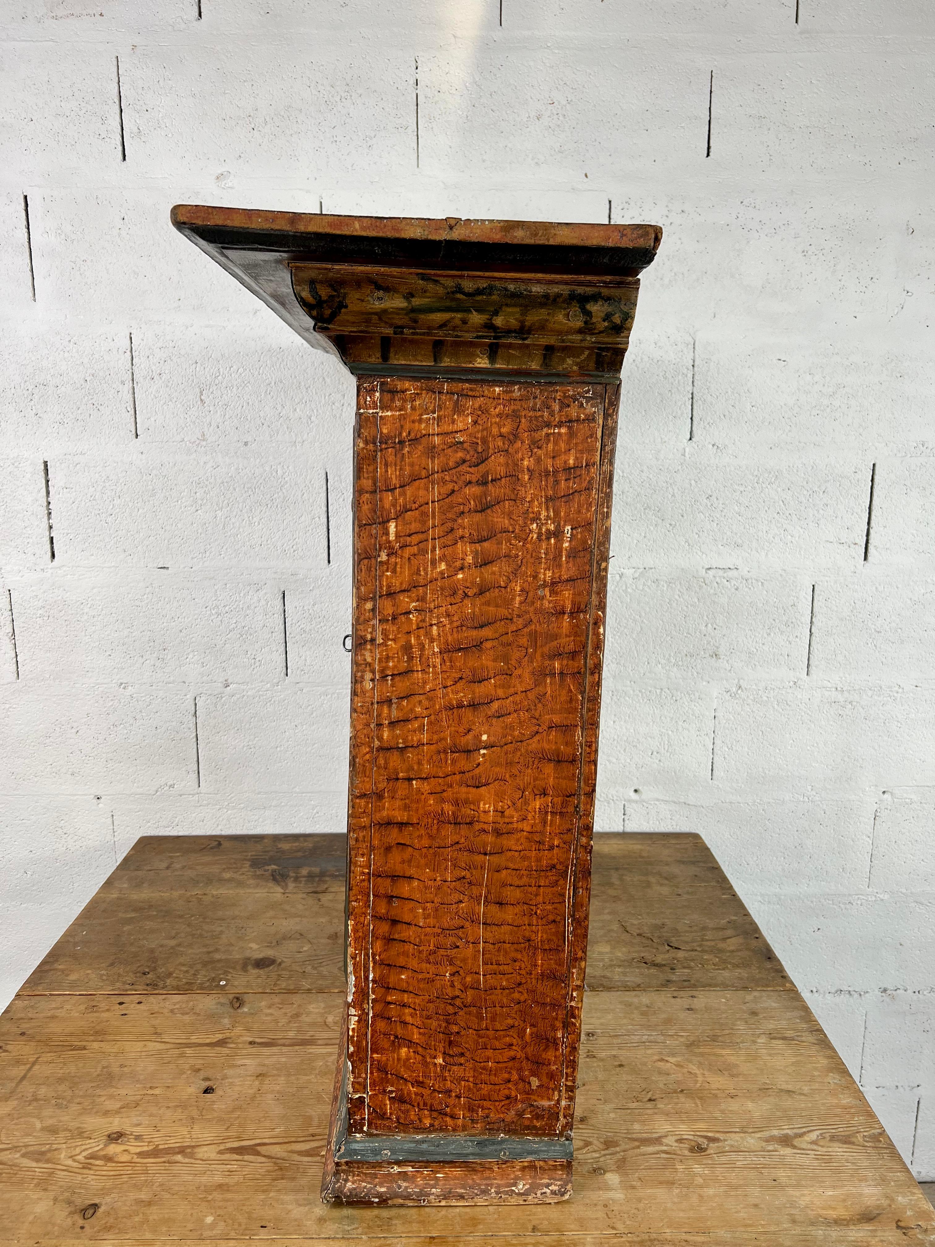 Late 18th Century Hanging swedish sideboard dated 1775 For Sale