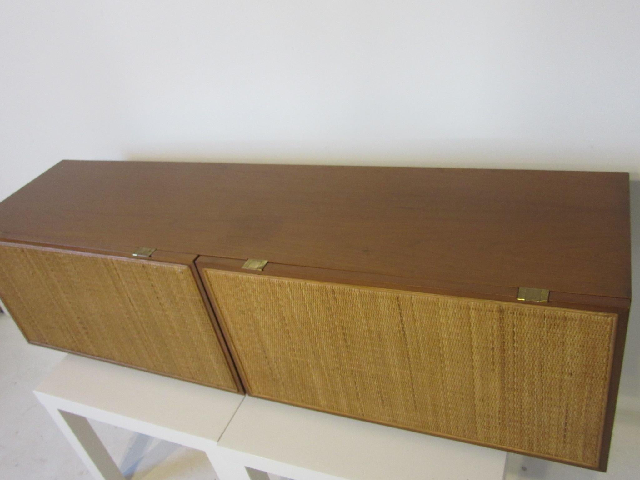 North American Hanging Walnut Cabinet by George Nelson for Herman Miller