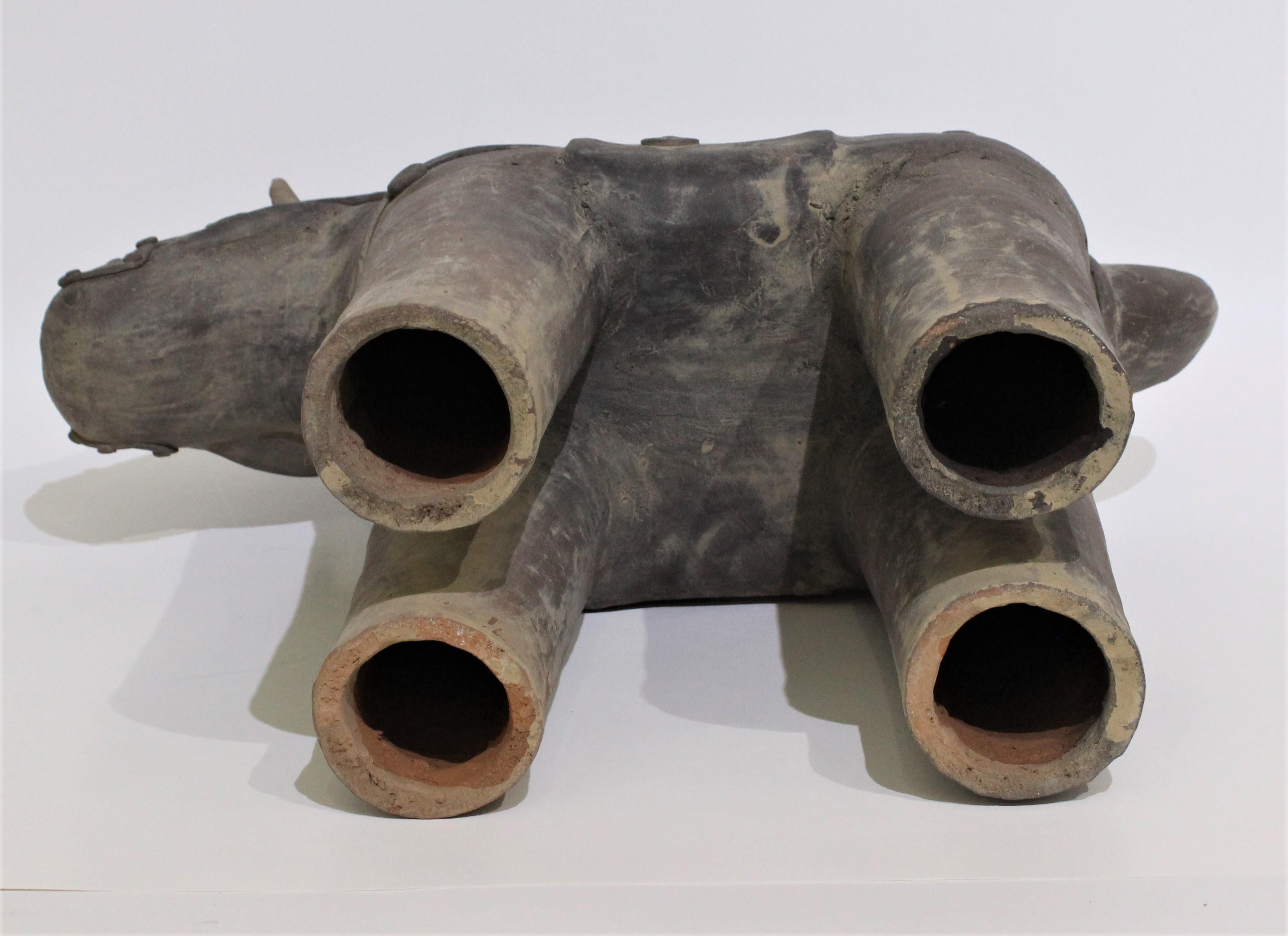 Haniwa Style Horse Figure Unglazed Terracotta 1