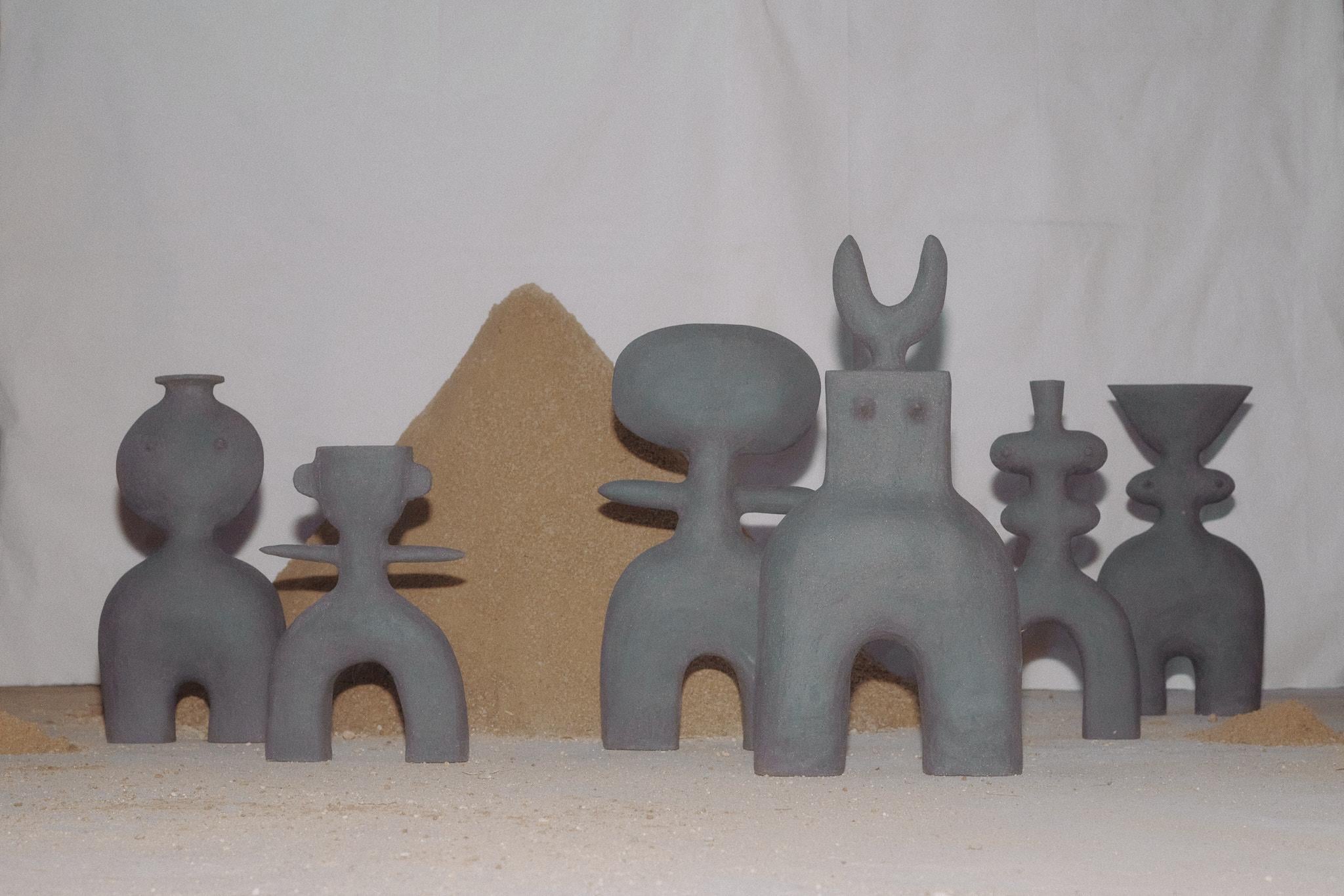 Escultura Guerrero Haniwa 15 de Noe Kuremoto en Nuevo estado para la venta en Geneve, CH