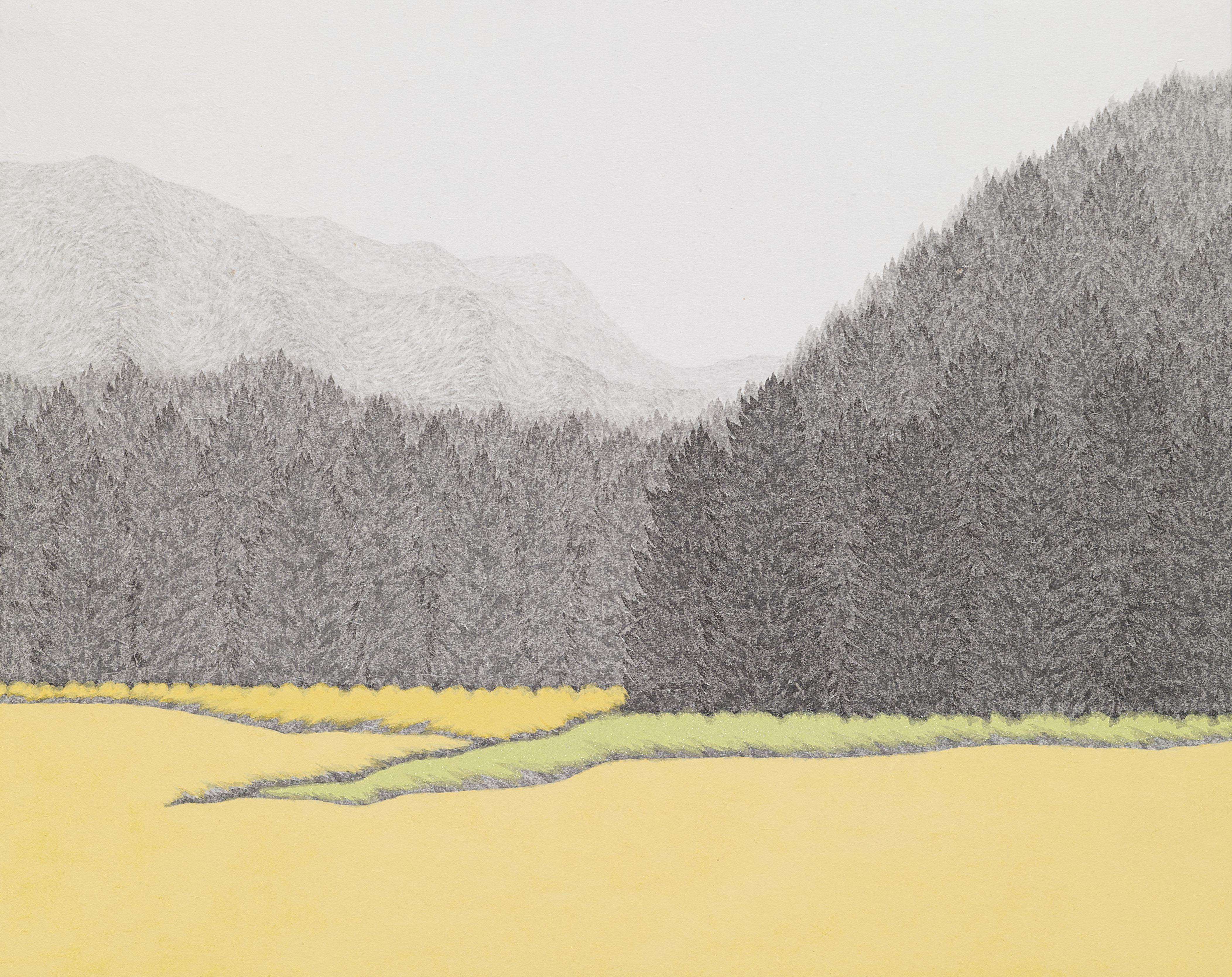 Hanjeong Lee Landscape Painting – Wald