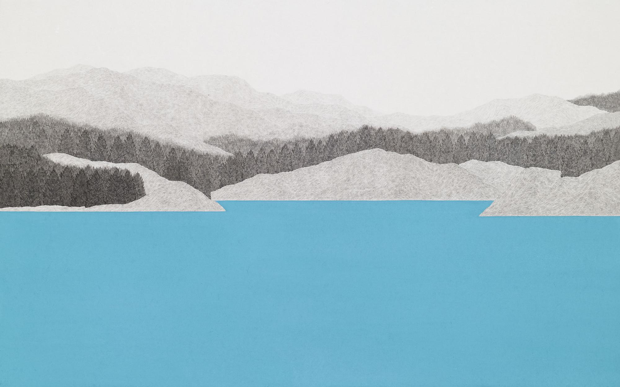 Hanjeong Lee Landscape Painting - Lake