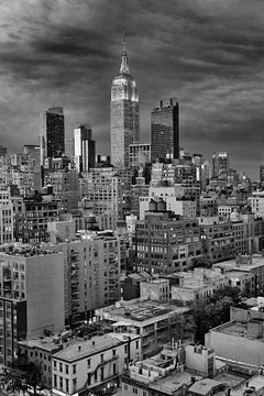 Empire, New York City, Black-and-White Documentary Landscape Photography