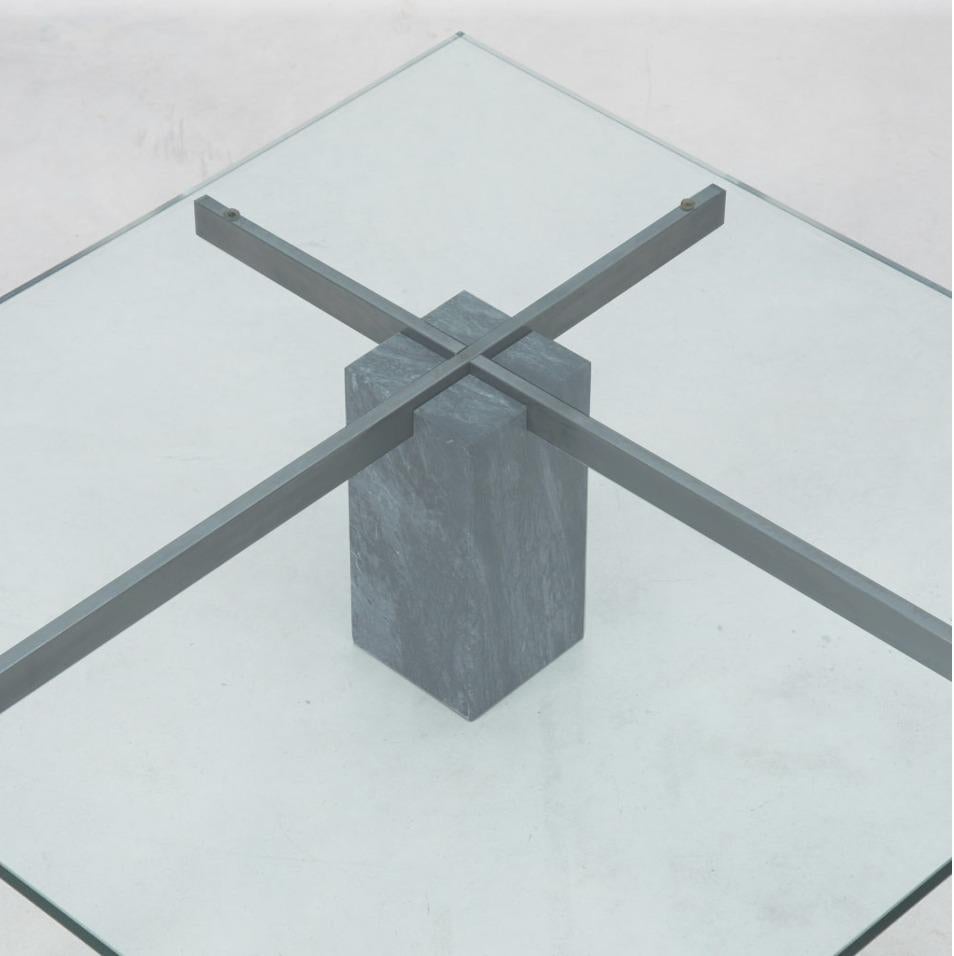 Hank Kwint KW-1 Granite Coffee Table for Metaform, Netherlands 1981 In Good Condition For Sale In Renens, CH