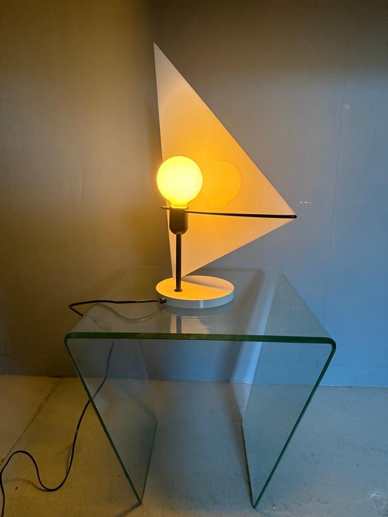 Metal Hank Kwint the SURF table lamp Dutch Design -1983 For Sale