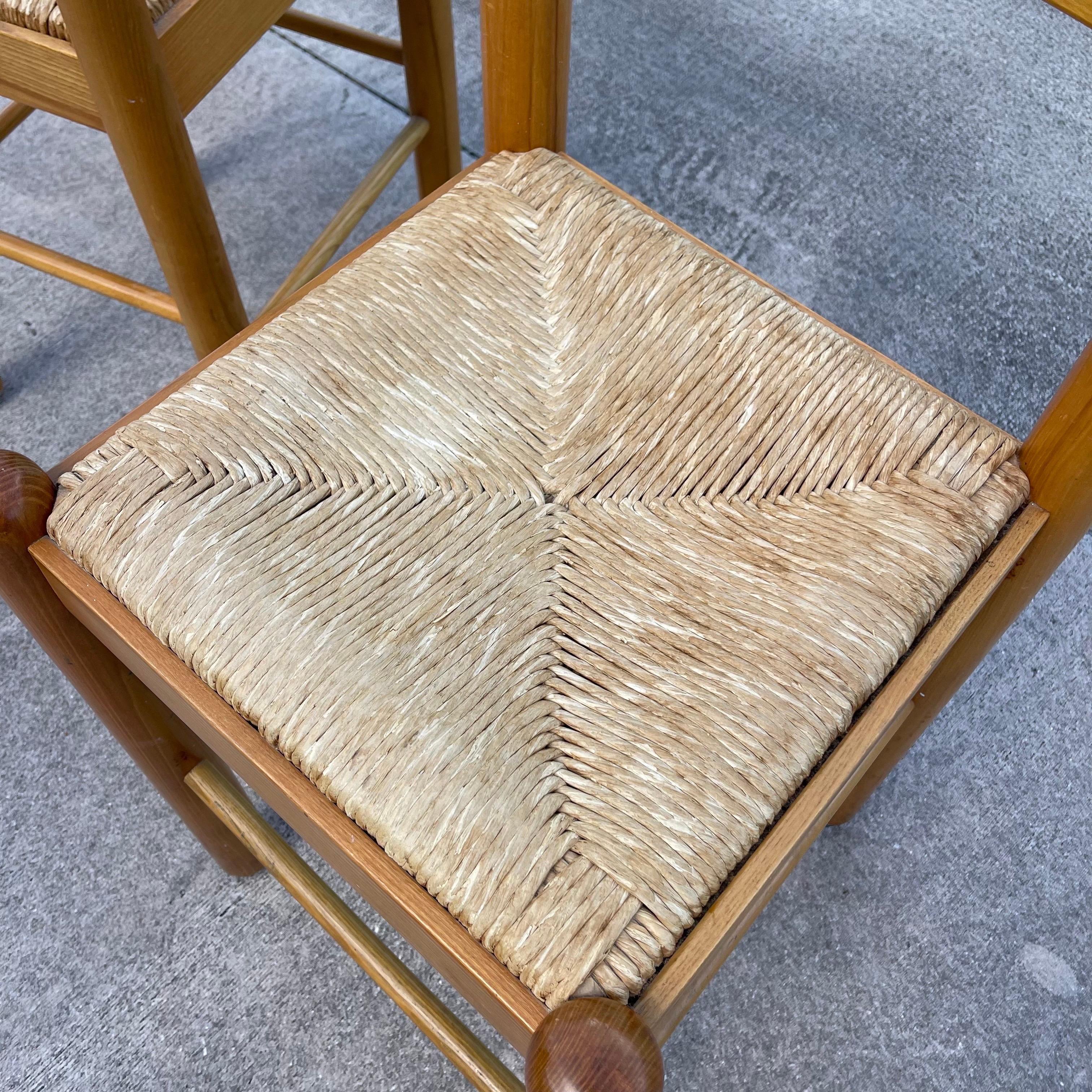 Hank Lowenstein Padova Taburetes de madera de altura de mostrador, Pareja en venta 8