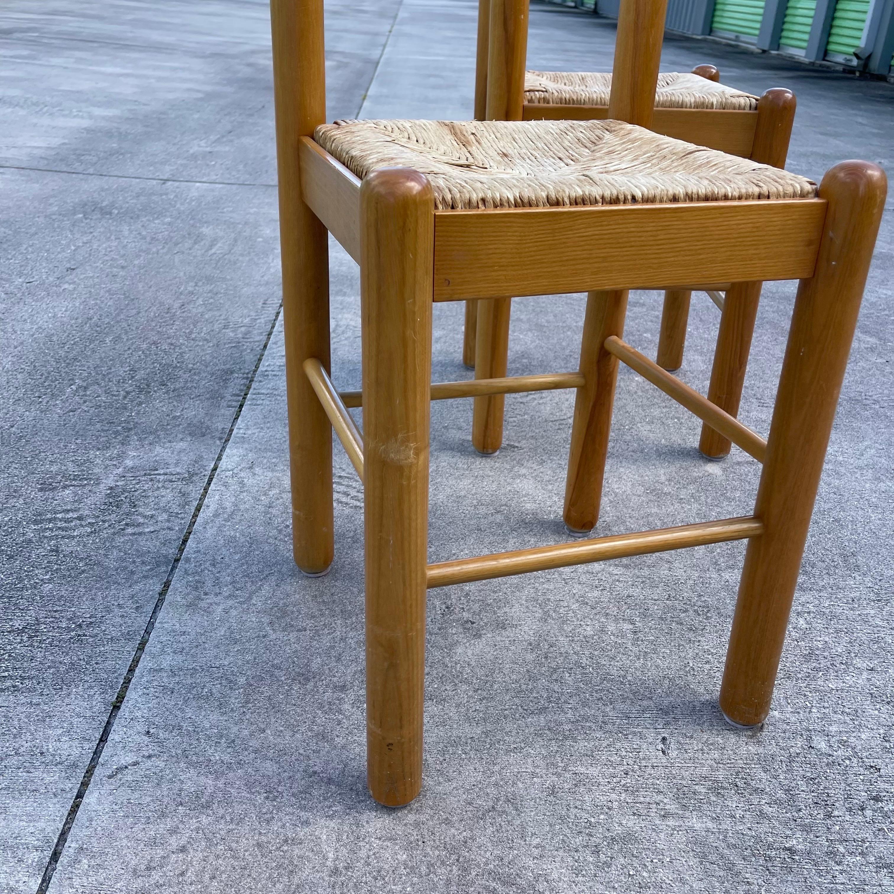 Hank Lowenstein Padova Taburetes de madera de altura de mostrador, Pareja en Bastante bueno estado para la venta en Jensen Beach, FL