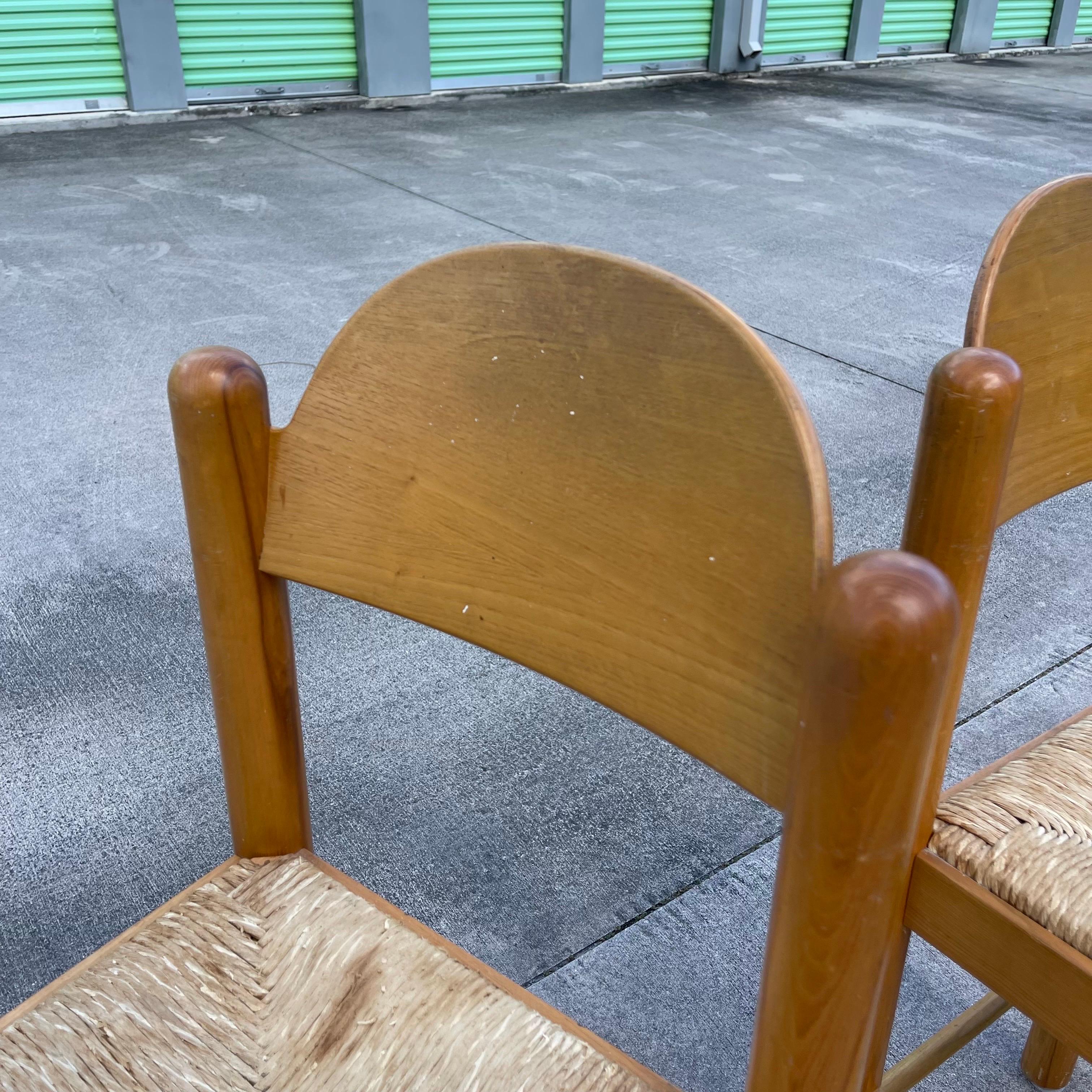 Hank Lowenstein Padova Taburetes de madera de altura de mostrador, Pareja en venta 2