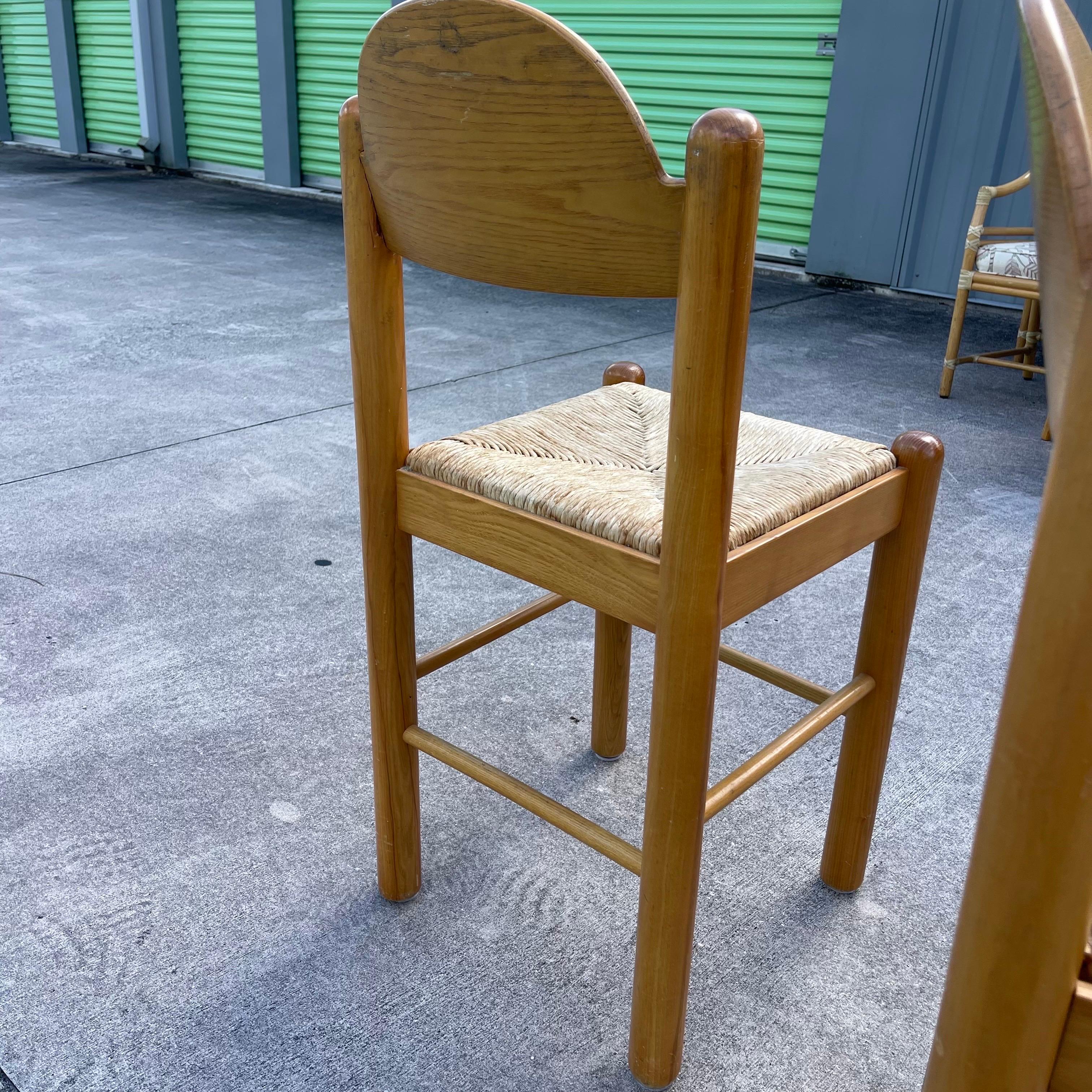 Hank Lowenstein Padova Taburetes de madera de altura de mostrador, Pareja en venta 3