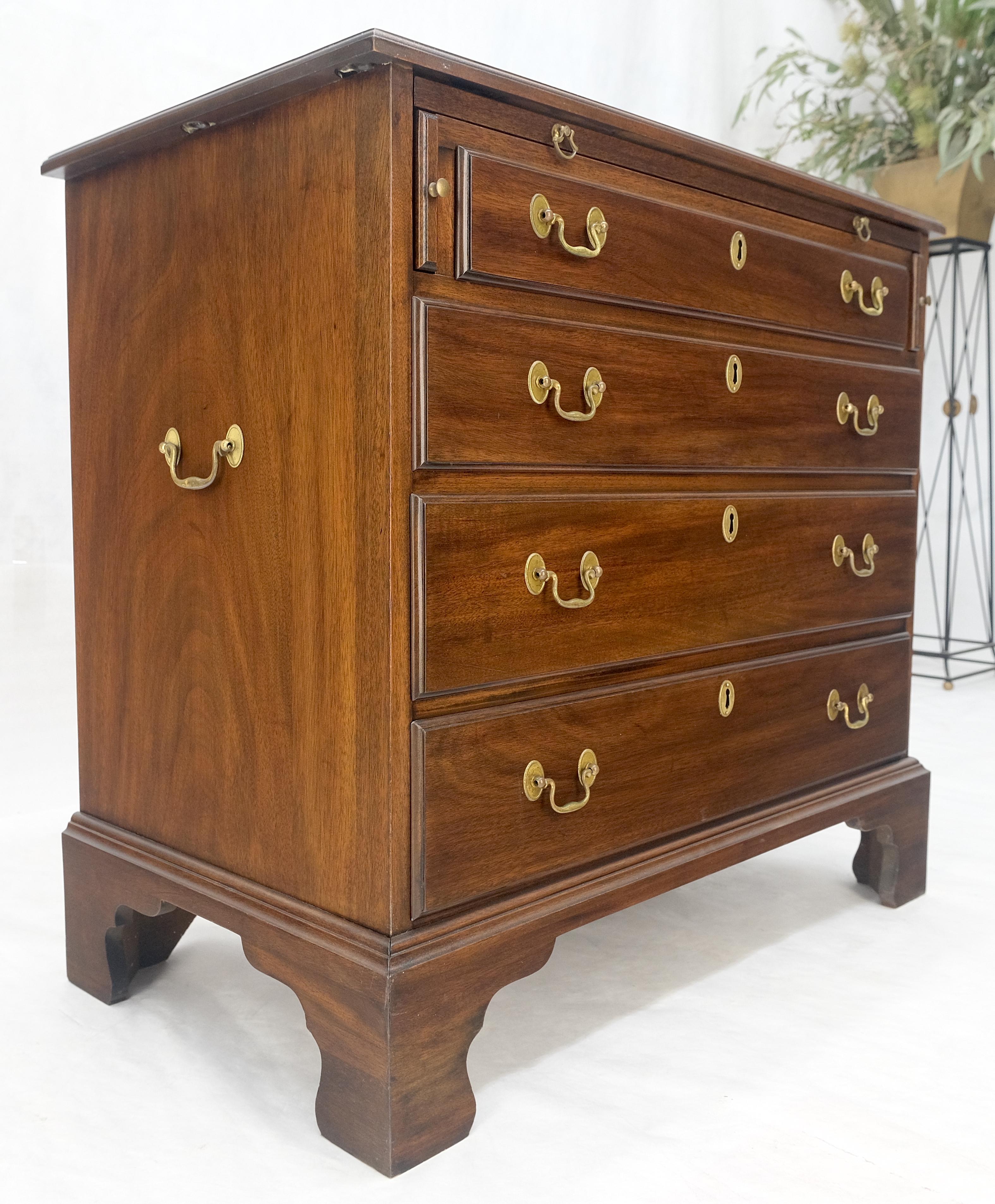 Hankel-Harris Escritorio Extraíble Mesa Secretaria 4 Cajones Baúl Cómoda MINT en venta 9