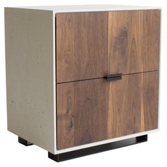 Hanks Modern Concrete Nightstand and Side Table 