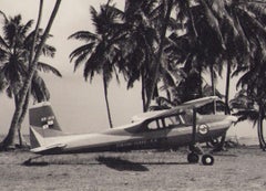 Panama, Airplane, Black and White Photography, 1960s, 17, 2 x 23, 2 cm