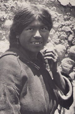 Bolivia, Potosí, Girl, Black and White Photography, 1960s, 23.4 x 17.4 cm