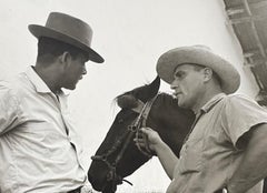 Colombia, Farmer, Horse, Black and White Photography, 1960s, 24, 2 x 24, 2 cm