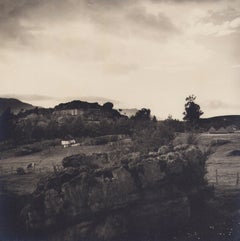 Kolumbien, Landschaft, Schwarz-Weiß-Fotografie, 1960er Jahre, 24,3 x 24,2 cm