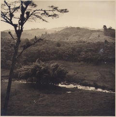 Kolumbien, Landschaft, Wald, Schwarz-Weiß-Fotografie, 1960er Jahre, 24,2 x 24,1 cm