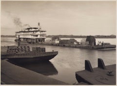 Kolumbien, Schiffe, Schwarz-Weiß-Fotografie, 1960er Jahre, 17,2 x 23,3 cm