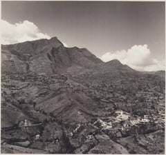 Vintage Colombia, Urbaque, Mountain, Black and White Photography, 1960s, 23, 3 x 24, 7 cm