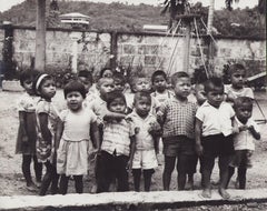 Ecuador, Children, Tena, Black and White Photography, 1960s, 23,3 x 29,3 cm
