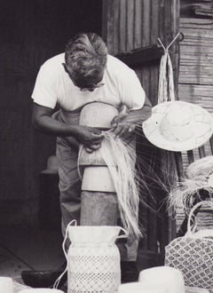 Ecuador, Handicrafts, Black and White Photography, 1960s, 26 x 23 cm