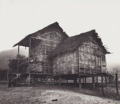 Ecuador, Haus, Schwarz-Weiß-Fotografie, 1960er Jahre, 23,5 x 26,7 cm