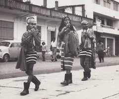 Ecuador, Musicians, Black and White Photography, 1960s, 22, 9 x 27 cm