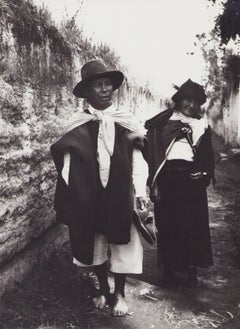Vintage Ecuador, People, Black and White Photography, 1960s, 29, 8 x 21, 4 cm