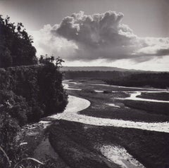 Ecuador, Rio Pastaza, Schwarz-Weiß-Fotografie, 1960er Jahre, 23,2 x 23,2 cm