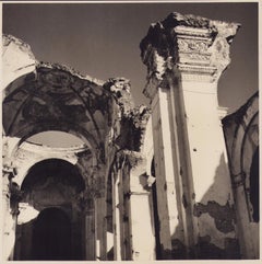 Guatemala, Cathedral, Black and White Photography, ca. 1960s 24 x 24,2 cm
