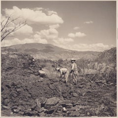 Vintage Guatemala, Farmer, Black and White Photography, ca. 1960s, 24, 2 x 24 cm