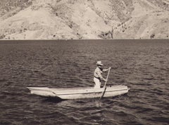 Guatemala, Lago, Fotografia in bianco e nero, 1960 circa, 24, 1 x 24 cm