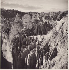 Guatemaltekische Landschaft, Schwarz-Weiß-Fotografie, ca. 1960er Jahre, 24,2 x 24,2 cm