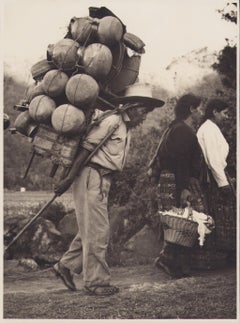 Guatemala, Man, Black and White Photography, ca. 1960s, 23 x 17,7 cm