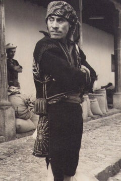 Guatemala, Man, Black and White Photography, ca. 1960s, 23, 1 x 17, 1 cm